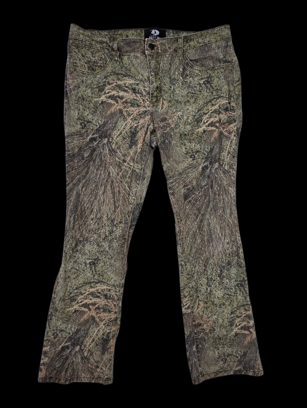 Mossy Oak Camo Hunting Pants BRUSH Womens 16 Pockets Outdoors Streetwear Bootcut